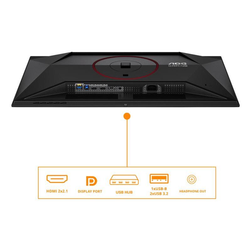 AOC G4 Q27G4SDR écran plat de PC 67,3 cm (26.5") 2560 x 1440 pixels Quad HD QD-OLED Noir, Rouge · Moniteur · Informat Syst... (image 4)