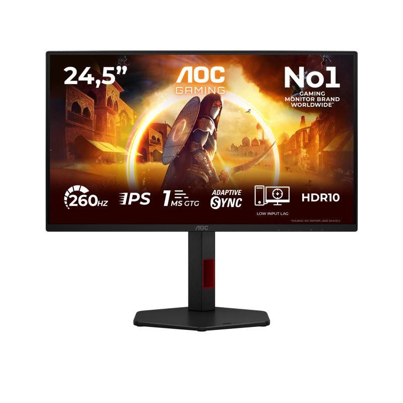 AOC G4 25G4ZR écran plat de PC 62,2 cm (24.5") 1920 x 1080 pixels Noir, Rouge · Moniteur · Informat Systems Strasbourg