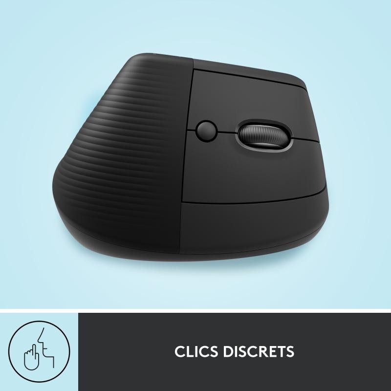 Logitech Souris LIFT RIGHT VERTICAL ERGO Bluetooth - Graphite · Informat Systems Strasbourg (image 15)