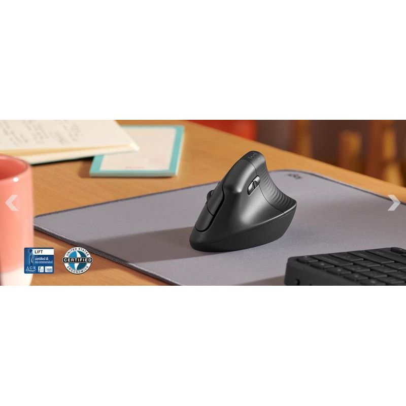Logitech Souris LIFT LEFT VERTICAL ERGO Bluetooth - Graphite · Souris PC · Informat Systems Strasbourg (image 18)