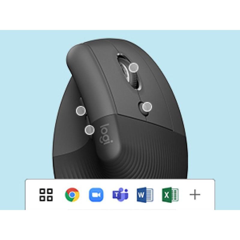 Logitech Souris LIFT LEFT VERTICAL ERGO Bluetooth - Graphite · Souris PC · Informat Systems Strasbourg (image 23)