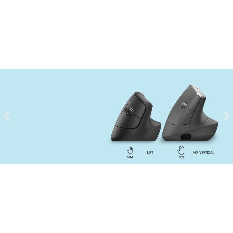 Logitech Souris LIFT LEFT VERTICAL ERGO Bluetooth - Graphite · Souris PC · Informat Systems Strasbourg (image 27)