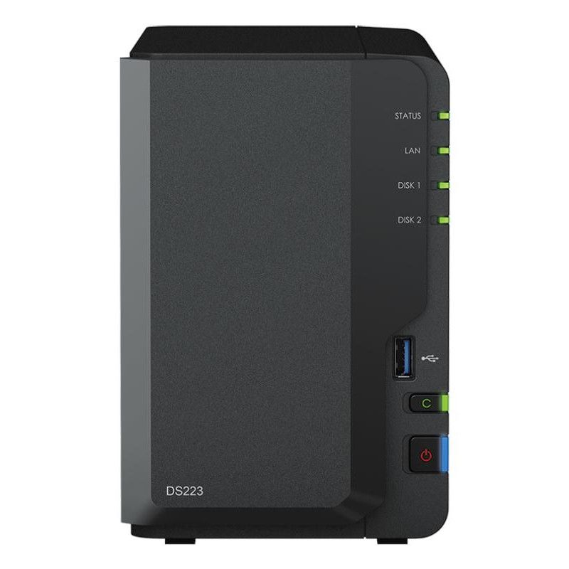 Synology DiskStation DS223 serveur de stockage NAS Bureau Realtek RTD1619B 2 Go DDR4 0 To · Informat Systems Strasbourg (image 2)