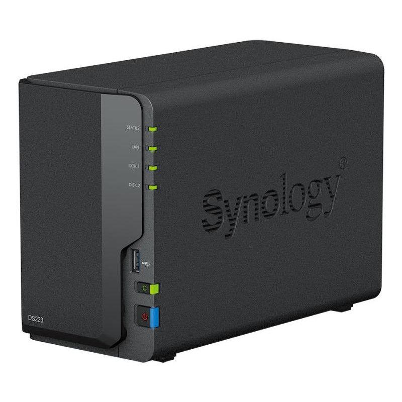 Synology DiskStation DS223 serveur de stockage NAS Bureau Realtek RTD1619B 2 Go DDR4 0 To · Informat Systems Strasbourg (image 3)
