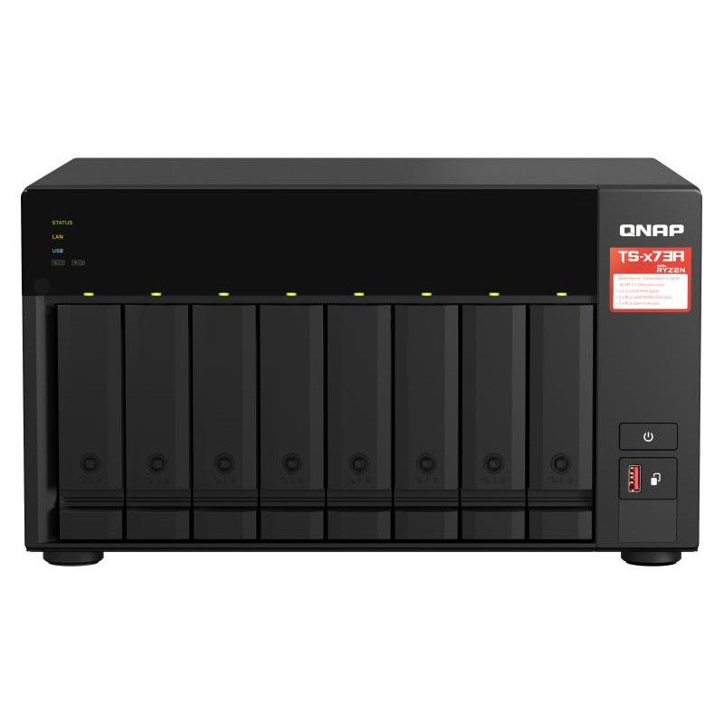 QNAP TS-873A-SW5T Serveur NAS 8 Baies + QSW-1105-5T · Serveurs NAS · Informat Systems Strasbourg