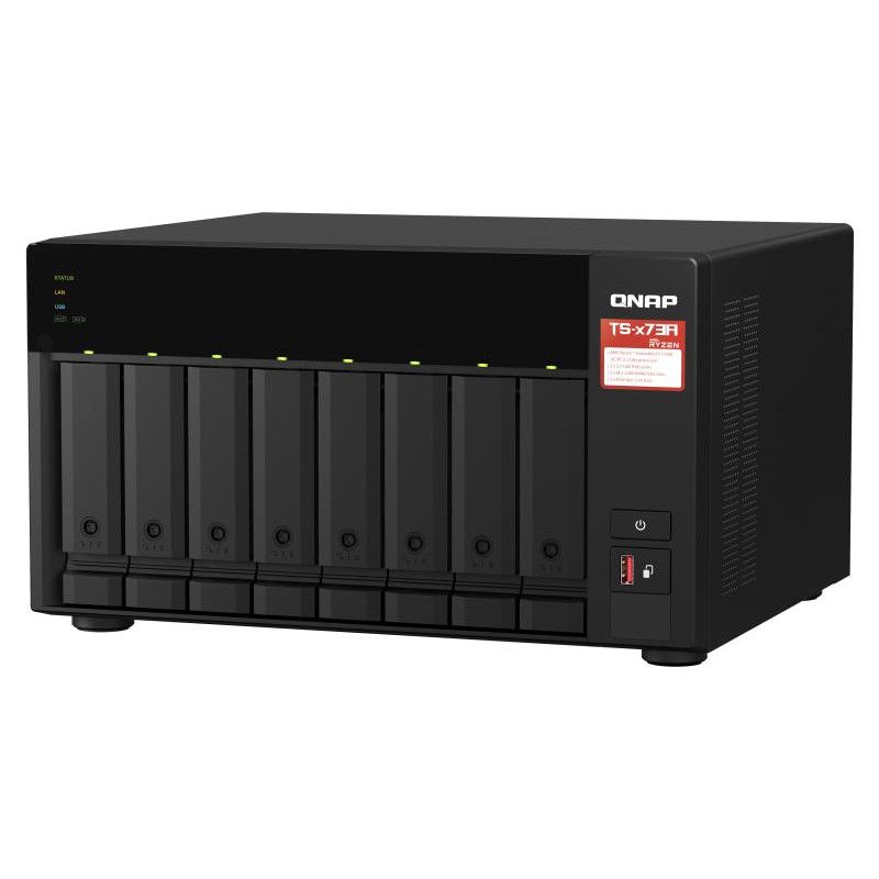 QNAP TS-873A-SW5T Serveur NAS 8 Baies + QSW-1105-5T · Serveurs NAS · Informat Systems Strasbourg (image 5)