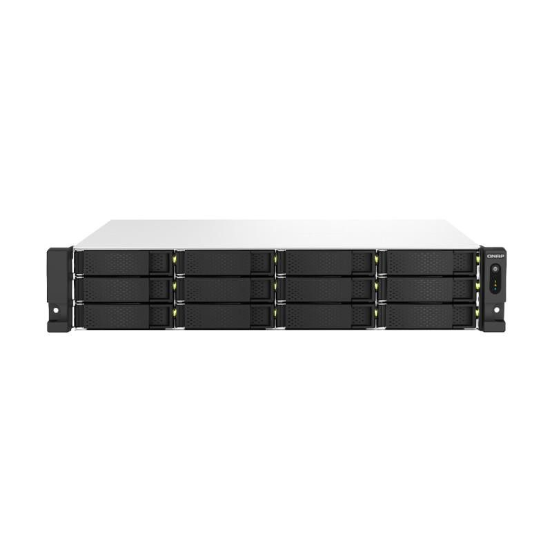 QNAP TS-1264U-RP NAS Rack (2 U) Intel® Celeron® 8 Go DDR4 0 To QNAP QTS Aluminium, Noir · Serveurs NAS · Informat Systems ... (image 3)