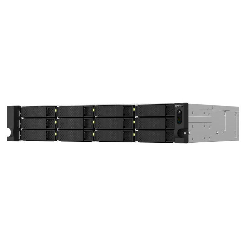 QNAP TS-1264U-RP NAS Rack (2 U) Intel® Celeron® 8 Go DDR4 0 To QNAP QTS Aluminium, Noir · Serveurs NAS · Informat Systems ... (image 6)