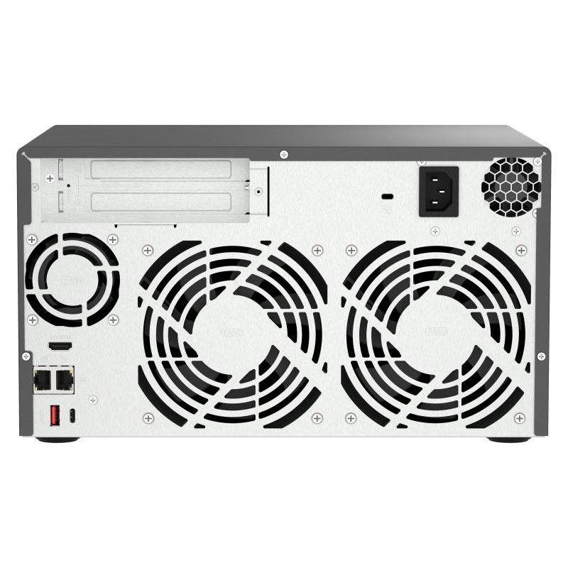 QNAP TVS-h874 NAS Tower Intel® Core i5 i5-12400 32 Go DDR4 0 To QuTS hero Noir · Serveurs NAS · Informat Systems Strasbourg (image 2)