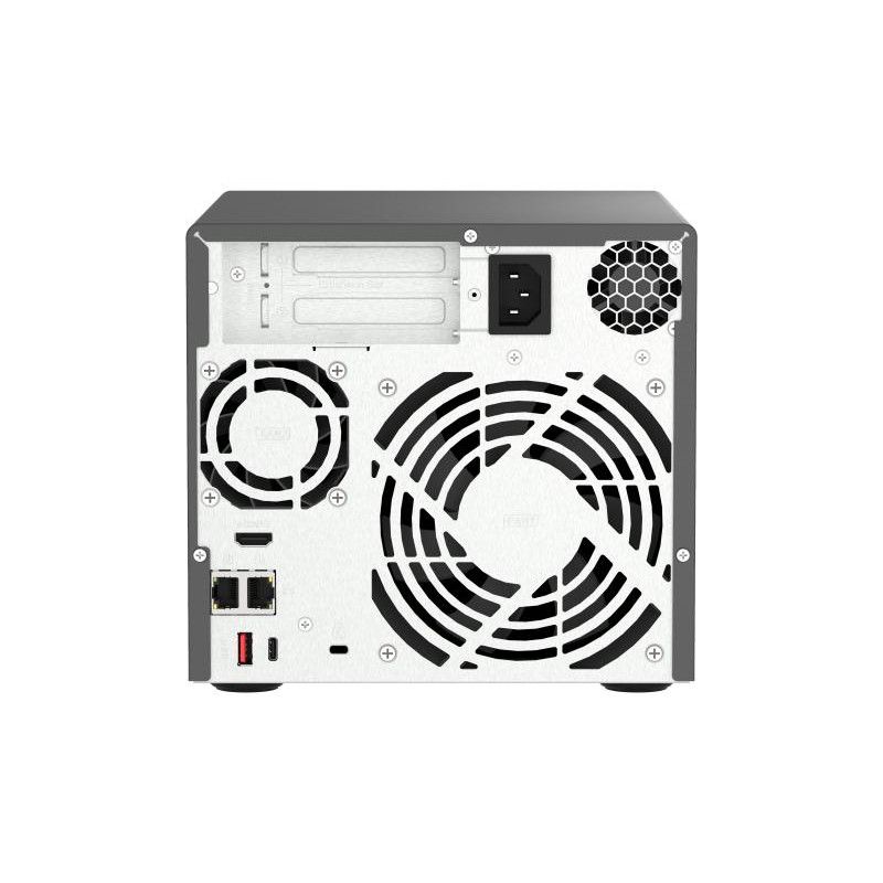 QNAP TVS-H474 NAS Tower Intel® Pentium® G7400 8 Go DDR4 0 To QuTS hero Noir · Serveurs NAS · Informat Systems Strasbourg (image 2)