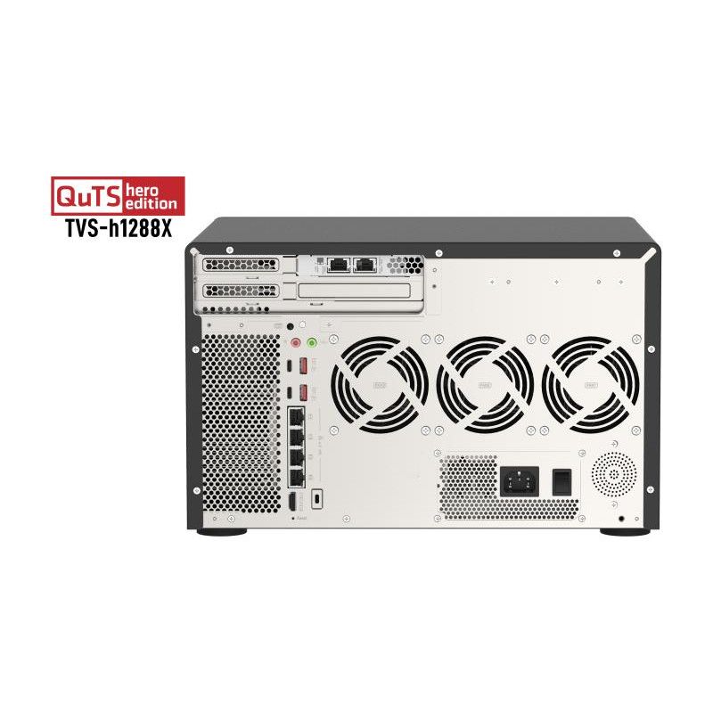 QNAP TVS-H1288X-W1250-16G · Serveurs NAS · Informat Systems Strasbourg (image 2)