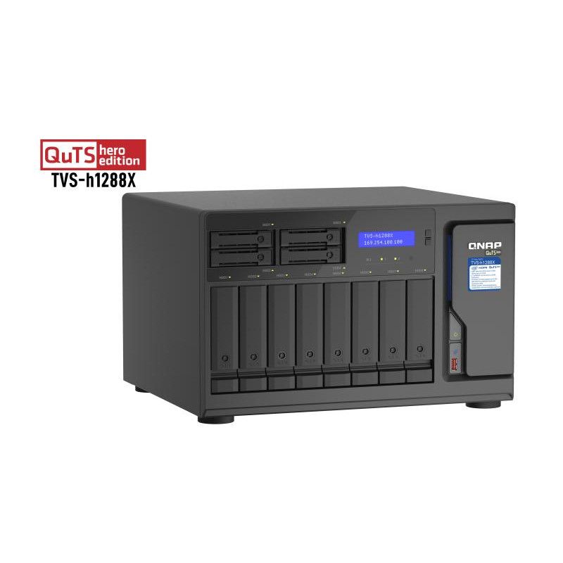 QNAP TVS-H1288X-W1250-16G · Serveurs NAS · Informat Systems Strasbourg (image 3)