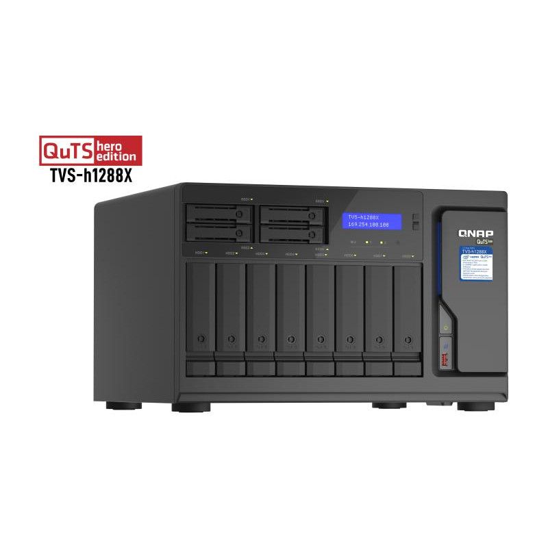 QNAP TVS-H1288X-W1250-16G · Serveurs NAS · Informat Systems Strasbourg (image 4)