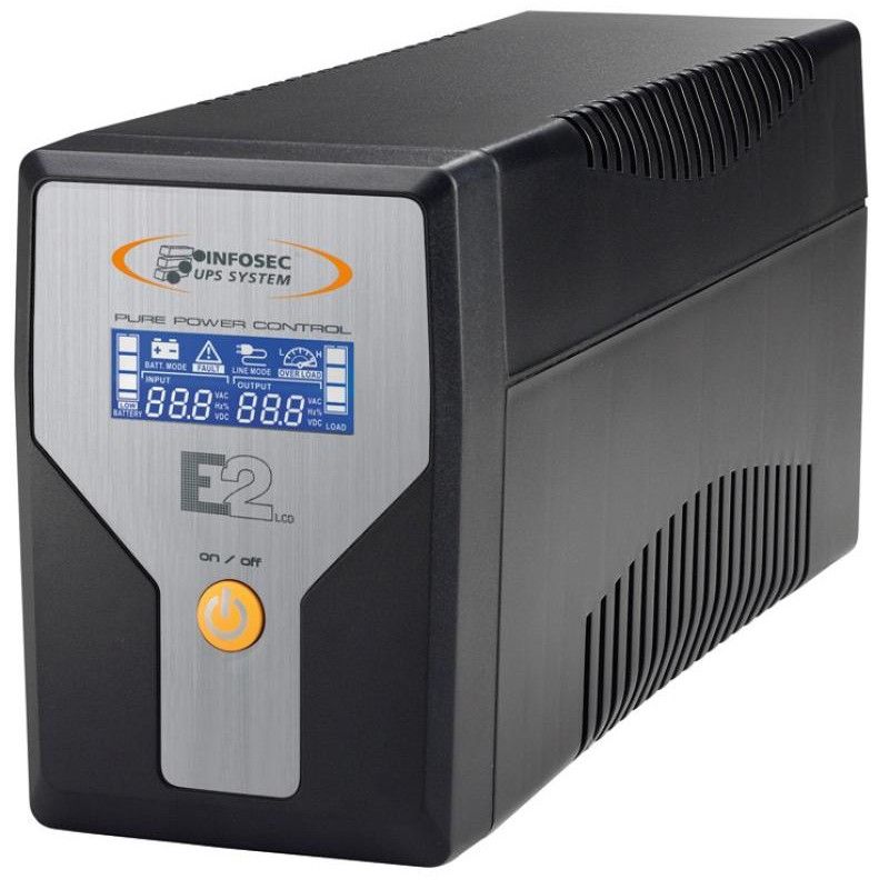 INFOSEC E2 LCD 800 - On line simple conversion - 800 VA · Sécurité électrique · Informat Systems Strasbourg
