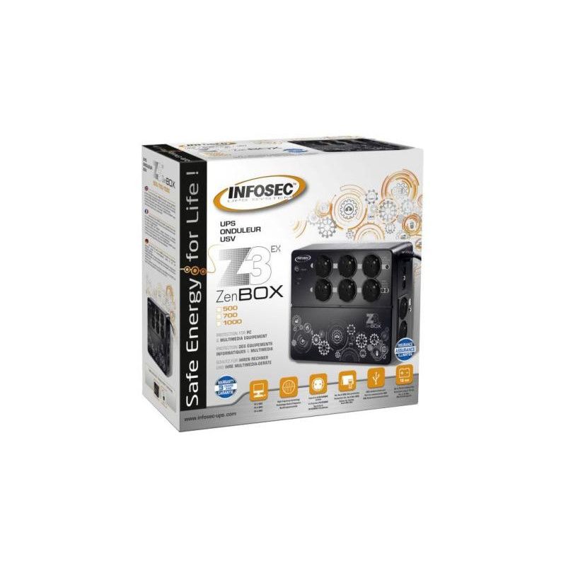 INFOSEC Z3 ZENBOX EX 700- OFF Line - 700 VA · Sécurité électrique · Informat Systems Strasbourg (image 3)