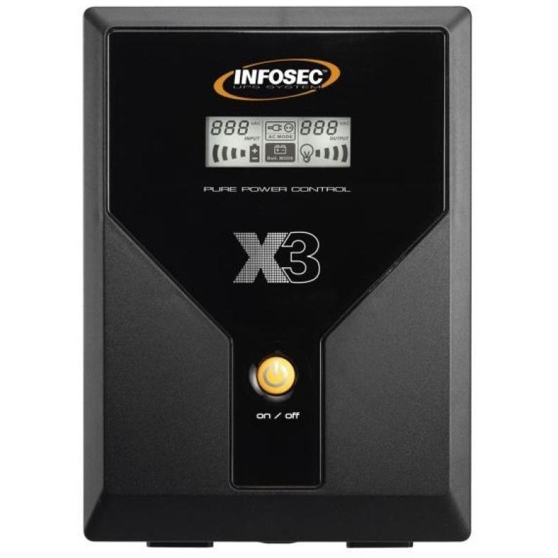 INFOSEC X3 EX 3000 LCD USB FR/SCHUKO - Line interactive · Onduleurs · Informat Systems Strasbourg (image 2)