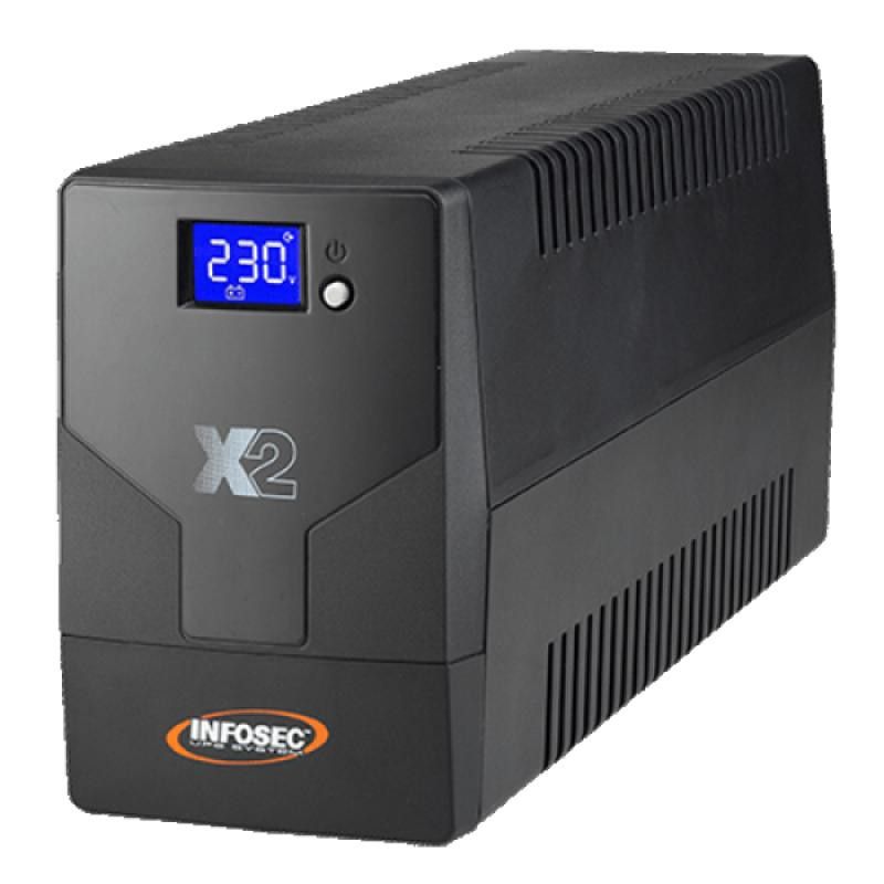 INFOSEC X2 LCD TOUCH 1000 FR/SCHUKO - Line Interactive · Onduleurs · Informat Systems Strasbourg (image 2)