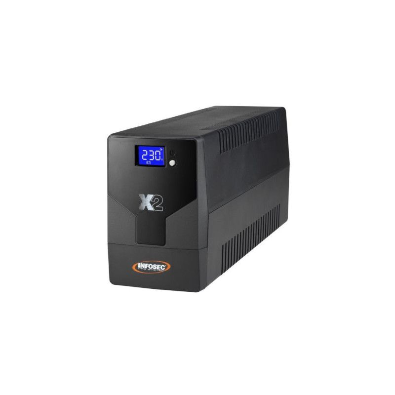 INFOSEC X2 LCD TOUCH 1600 IEC - Line Interactive - 1600 VA · Onduleurs · Informat Systems Strasbourg