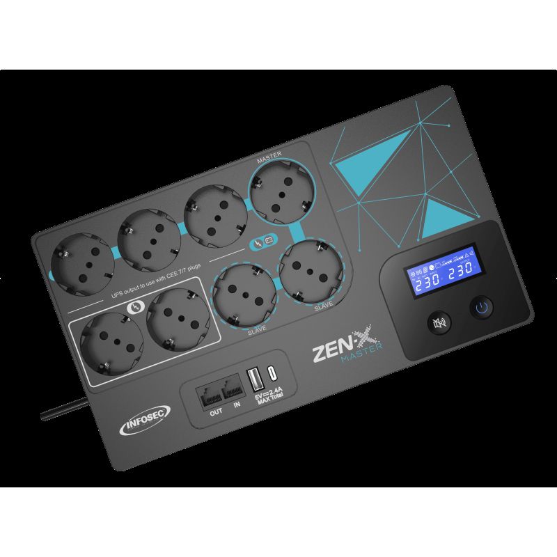 INFOSEC Zen-X Master 600 FR/SCHUKO · Onduleurs · Informat Systems Strasbourg (image 2)