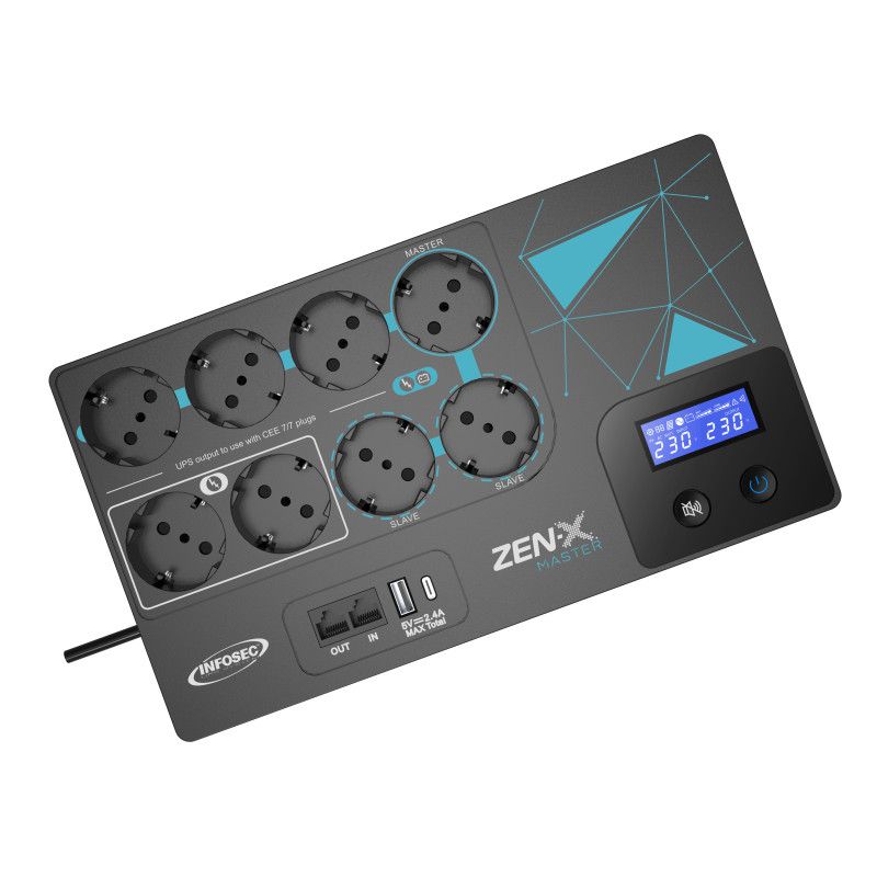 INFOSEC Zen-X Master 1000 FR/SCHUKO · Onduleurs · Informat Systems Strasbourg (image 2)