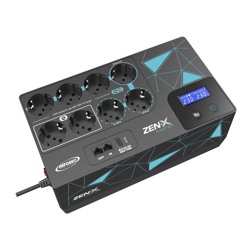 INFOSEC Zen-X Master 1000 FR/SCHUKO · Onduleurs · Informat Systems Strasbourg (image 3)