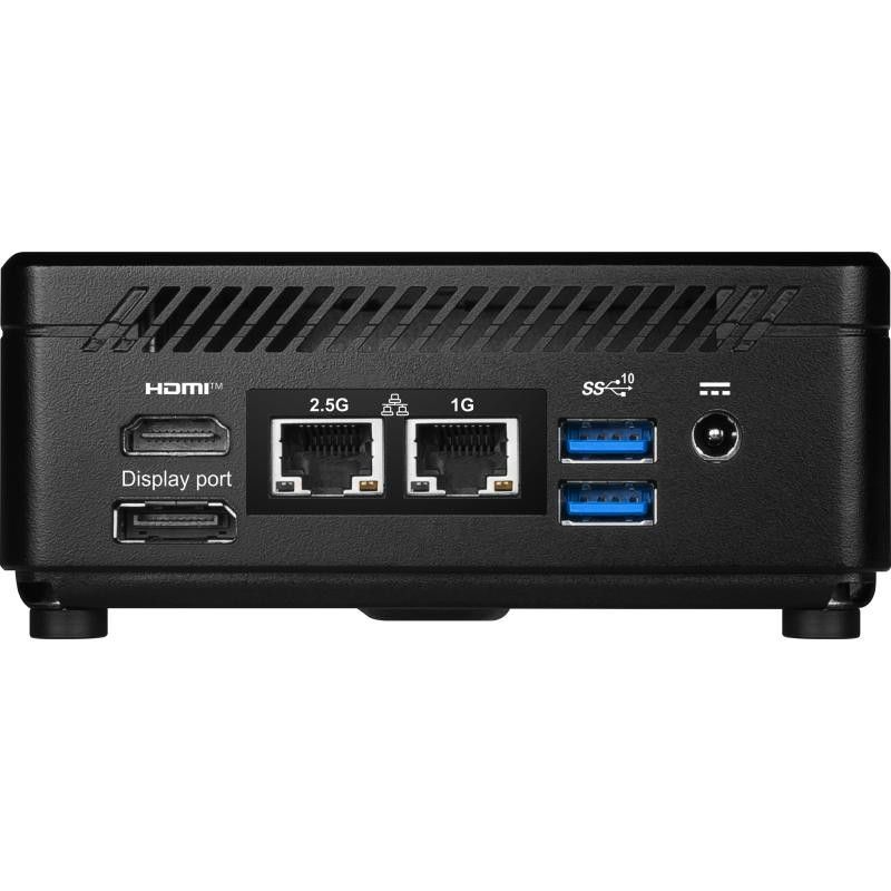 MSI Cubi 5 12M-001EU PC/poste de travail Intel® Core i7 i7-1255U 16 Go DDR4-SDRAM 512 Go SSD Windows 11 Pro Mini PC Noir ·... (image 3)