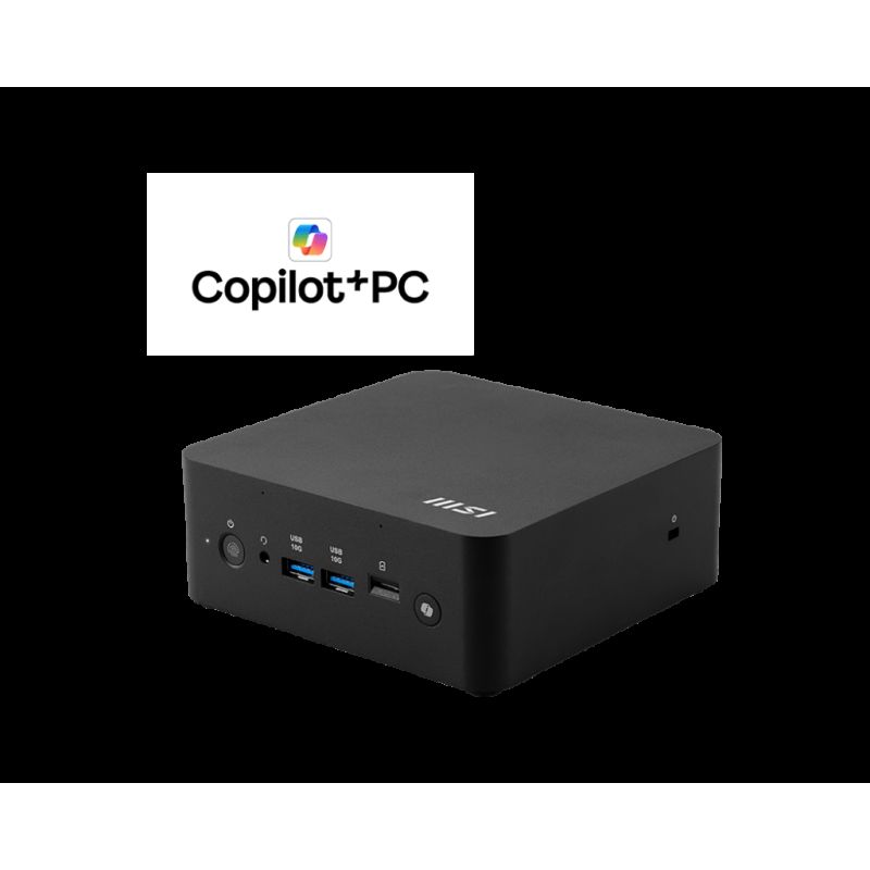 MSI Cubi NUC AI+ 2MG-001EU Copilot+ PC Intel Core Ultra 7 258V 32 Go LPDDR5x-SDRAM 1 To SSD Windows 11 Pro Mini PC Noir · ... (image 4)