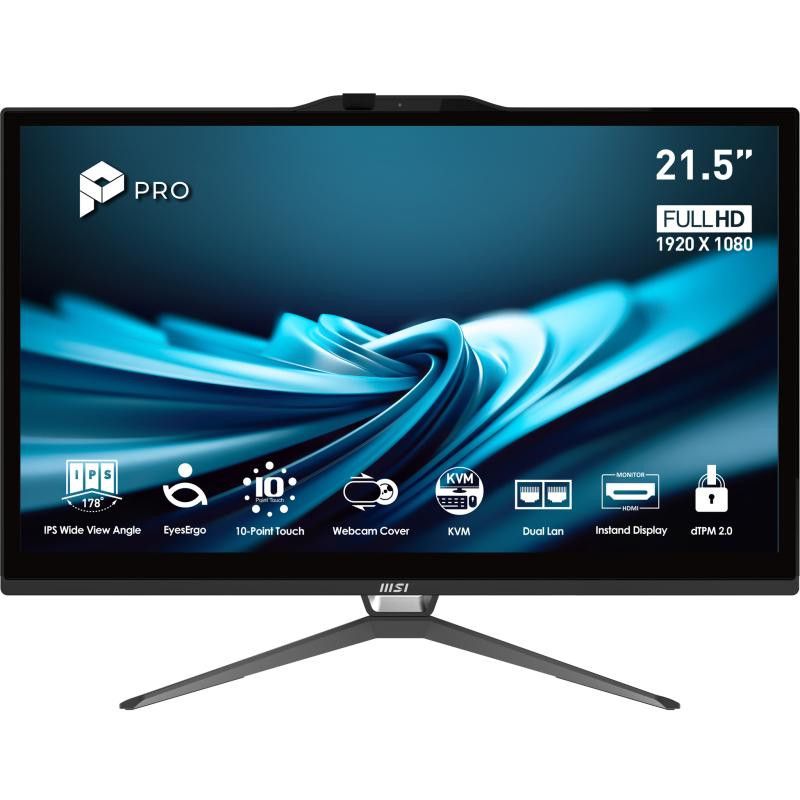 MSI Pro AP222T 14MA-607XEU PC tout en un/station de travail Intel® Core i5 i5-14400 54,6 cm (21.5") 1920 x 1080 pixels Écr... (image 2)