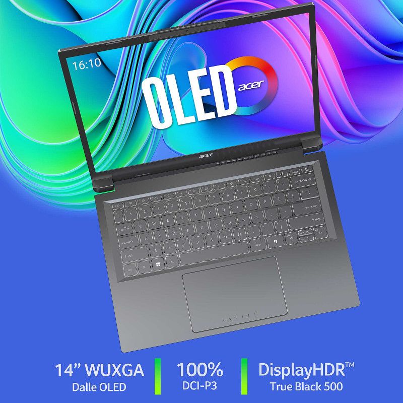 Acer Aspire 14 AI A14-52M-59SX Copilot+ PC Intel Core Ultra 5 226V Ordinateur portable 35,6 cm (14") WUXGA 16 Go LPDDR5x-S... (image 4)