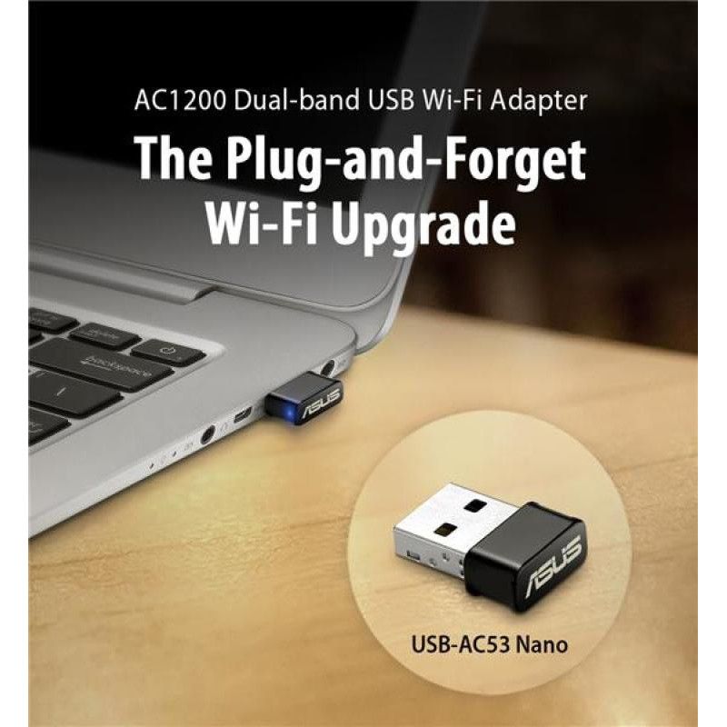 ASUS USB-AC53 Nano - Adaptateur USB Wi-Fi double bande AC1200 · Adaptateurs Réseaux · Informat Systems Strasbourg (image 6)