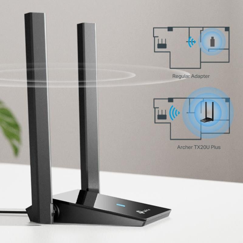 TP-Link Archer TX20U Plus WLAN 1800 Mbit/s · Adaptateurs Réseaux · Informat Systems Strasbourg (image 5)