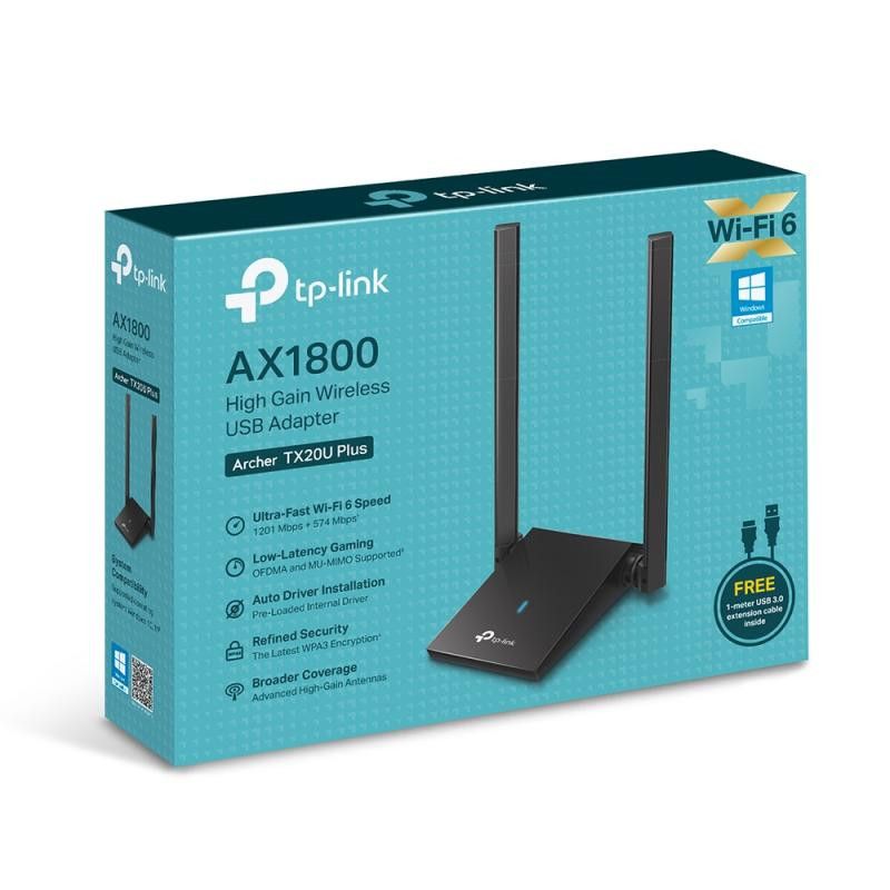 TP-Link Archer TX20U Plus WLAN 1800 Mbit/s · Adaptateurs Réseaux · Informat Systems Strasbourg (image 6)