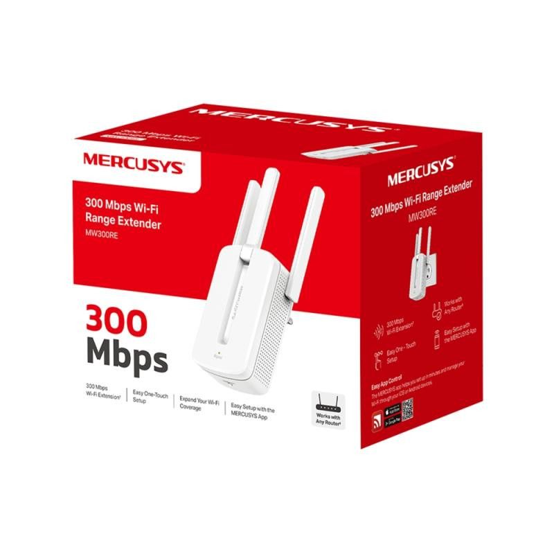 Mercusys Répéteur Wi-Fi N300 *MW300RE · Adaptateurs Réseaux · Informat Systems Strasbourg (image 3)