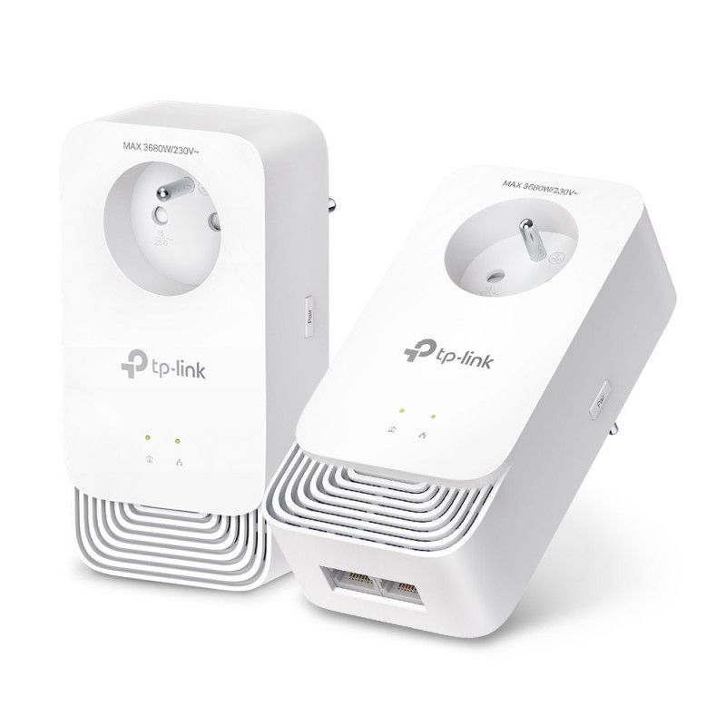 TP-LINK PG2405P KIT - Kit CPL G.hn 2400 avec prise gigogne intégrée · Informat Systems Strasbourg