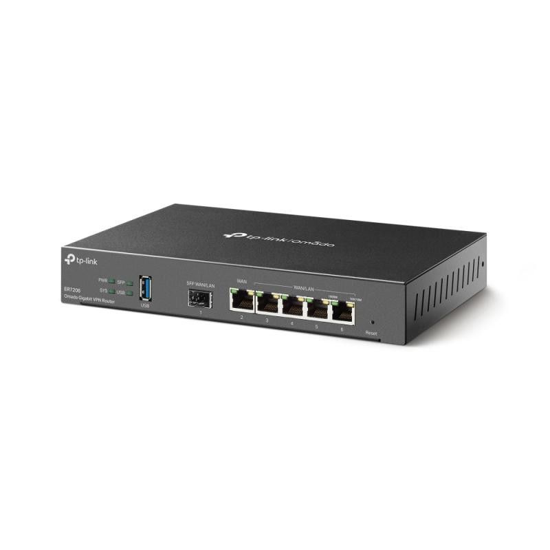 TP-Link Omada ER7206 Routeur connecté Gigabit Ethernet Noir · Routeurs · Informat Systems Strasbourg (image 3)