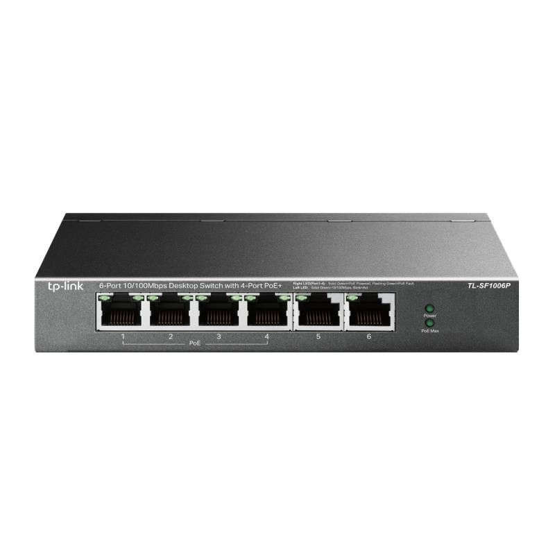 TP-LINK TL-SF1006P - Switch de bureau 6 ports 10/100 Mbps avec 4 ports PoE+ · Switches · Informat Systems Strasbourg (image 2)