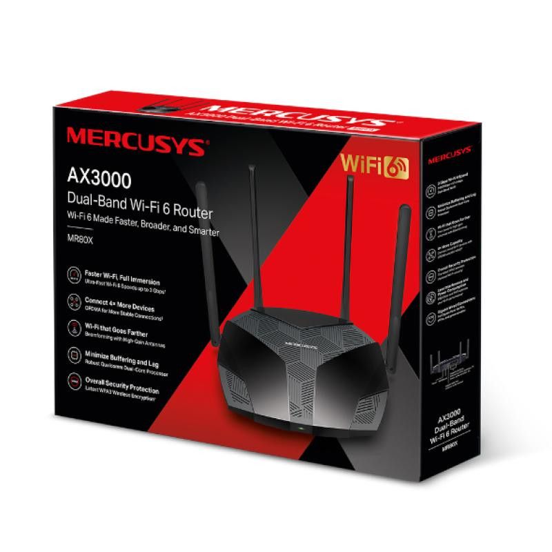 Mercusys Routeur WIFI AX3000 *MR80X · Routeurs · Informat Systems Strasbourg (image 5)