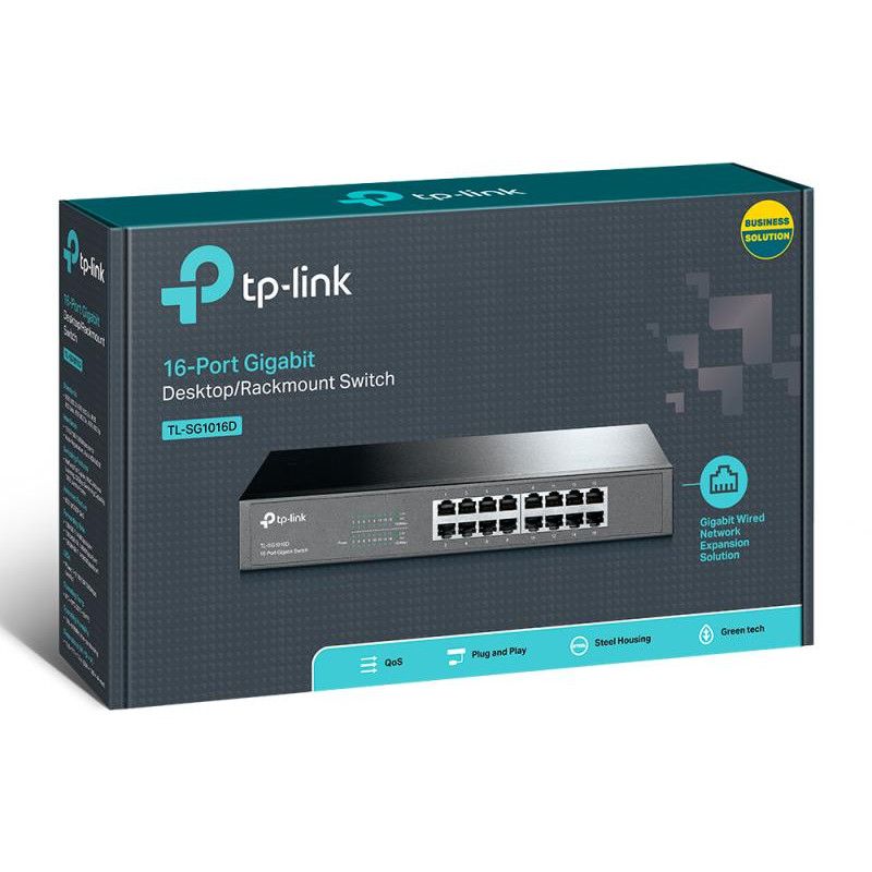 TP-Link TL-SG1016D - Switch rackable/de bureau 16 ports Gigabit · Switches · Informat Systems Strasbourg (image 4)