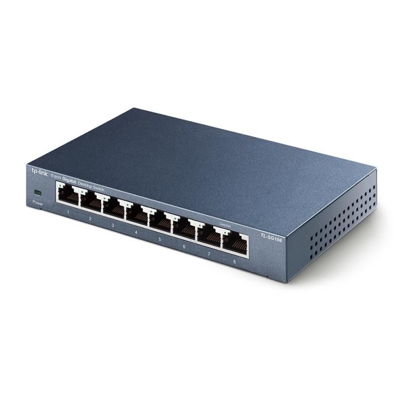 TP-LINK TL-SG108 V3 - Switch de bureau 8 ports Gigabit - Boîtier métal · Switches · Informat Systems Strasbourg