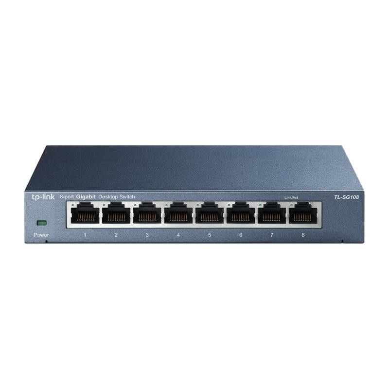 TP-LINK TL-SG108 V3 - Switch de bureau 8 ports Gigabit - Boîtier métal · Switches · Informat Systems Strasbourg (image 2)