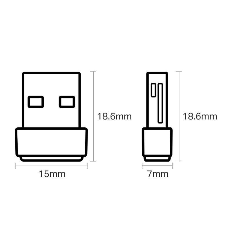 TP-LINK ARCHER T2U NANO - Adaptateur USB Nano WiFi AC600 · Adaptateurs Réseaux · Informat Systems Strasbourg (image 4)