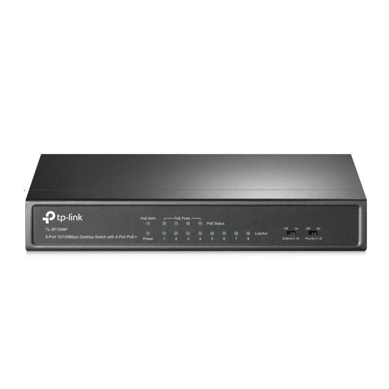 TP-LINK TL-SF1008P - Switch de bureau 8 ports 10/100 Mbps - 4 ports PoE · Switches · Informat Systems Strasbourg (image 2)
