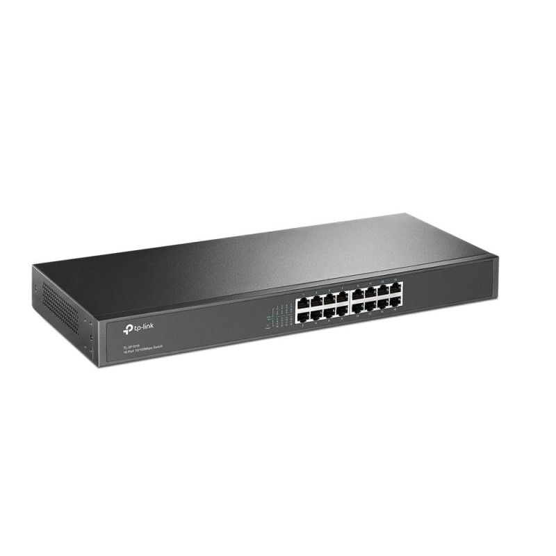 TP-Link TL-SF1016 Non-géré Fast Ethernet (10/100) 1U Noir · Switches · Informat Systems Strasbourg (image 2)