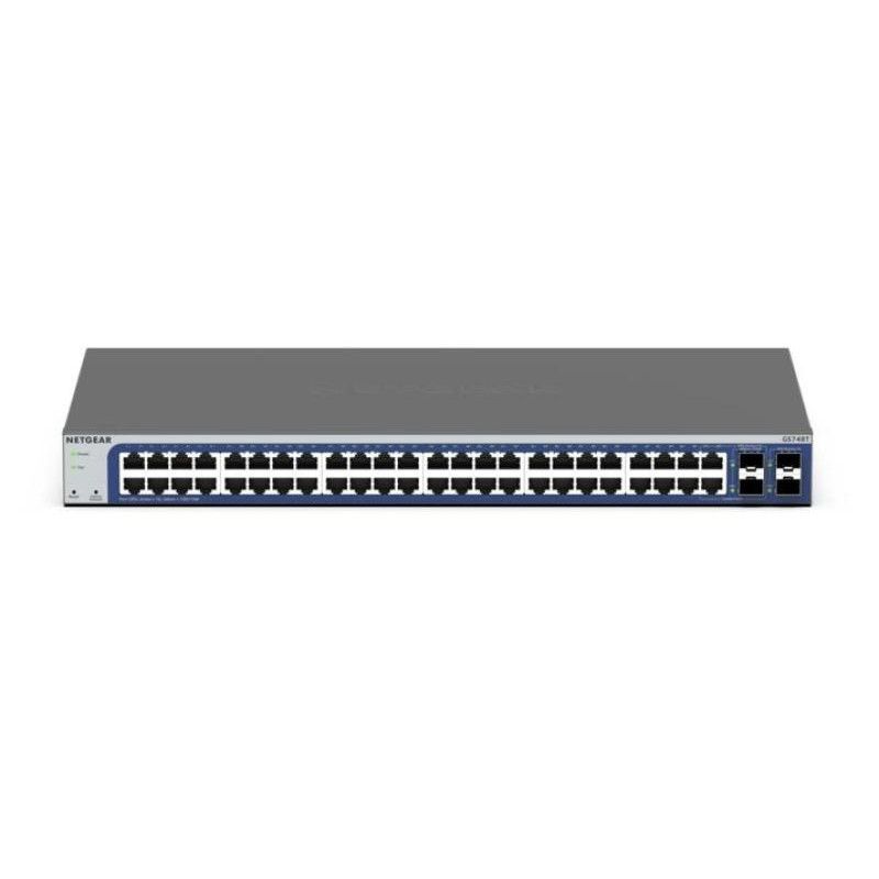 NETGEAR GS748T Géré L2/L3/L4 Gigabit Ethernet (10/100/1000) Noir, Gris · Switches · Informat Systems Strasbourg (image 3)