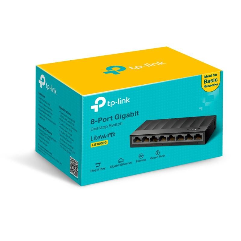 TP-LINK LS1008G - Switch de bureau 8 ports Gigabit - 10/100/1000 Mbps · Switches · Informat Systems Strasbourg (image 5)