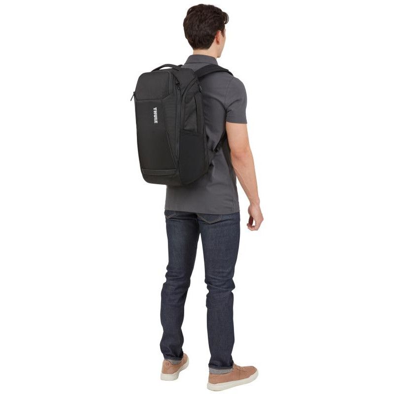 Thule Accent TACBP2216 sac à dos Sac à dos de voyage Noir Polyester recyclé · Sacs et sacoches · Informat Systems Strasbourg (image 6)