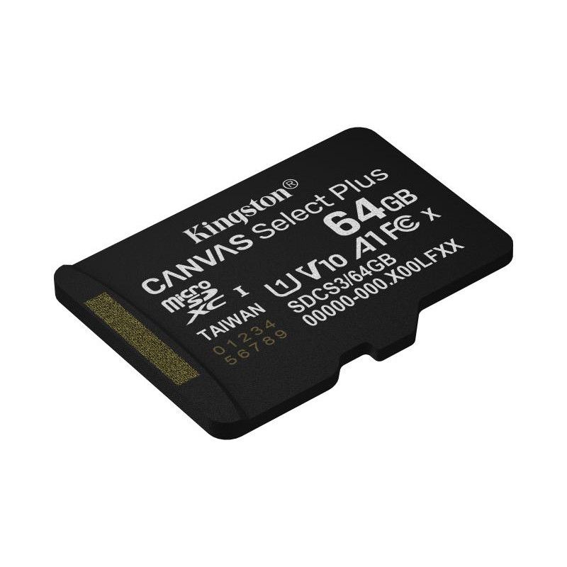 Kingston Technology 64GB micSDXC Canvas Select Plus Gen3 100R A1 (Adaptateur SD non inclus) · Cartes mémoires · Informat S... (image 2)