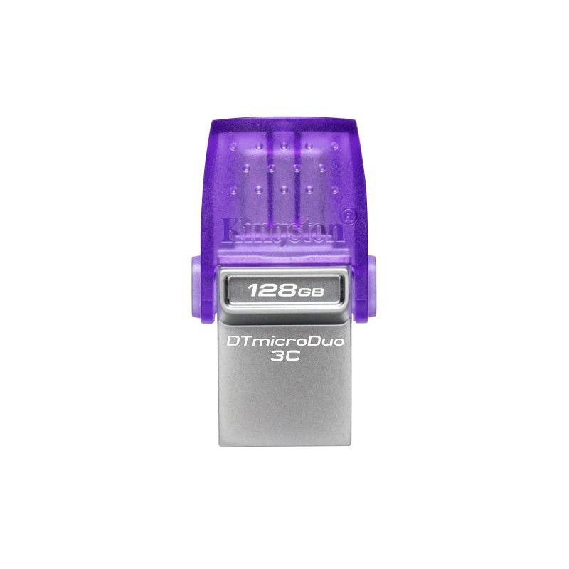 KINGSTON 128GB microDuo 3C 200MB/s dual USB-A + USB-C *DTDUO3CG3/128GB* · Clé USB · Informat Systems Strasbourg (image 3)