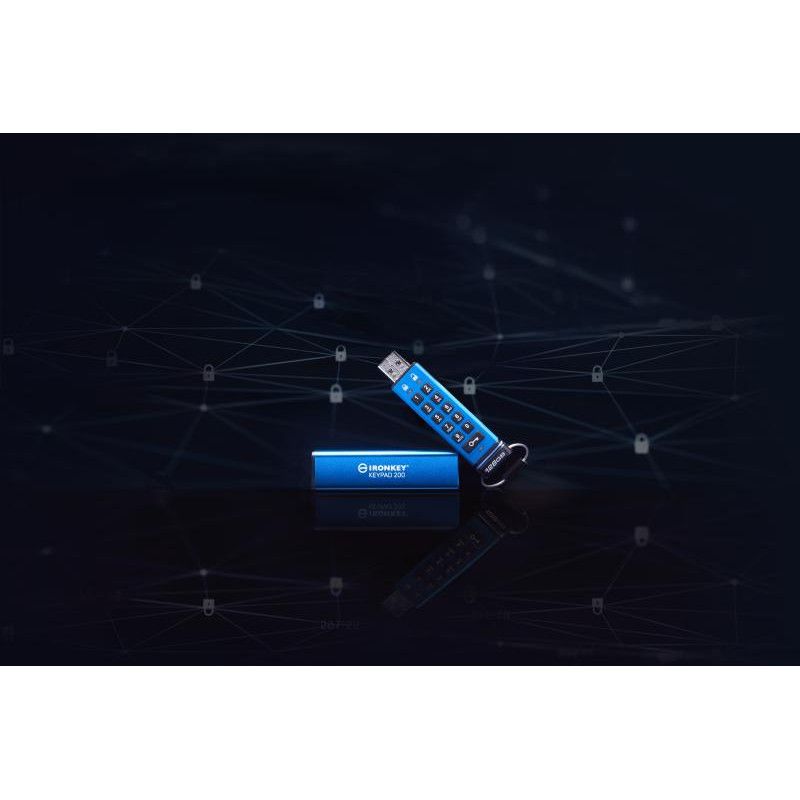 Kingston Technology IronKey Keypad 200 de 128 Go, FIPS 140-3 niveau 3 (en attente), chiffrement AES-256 · Clé USB · Inform... (image 5)
