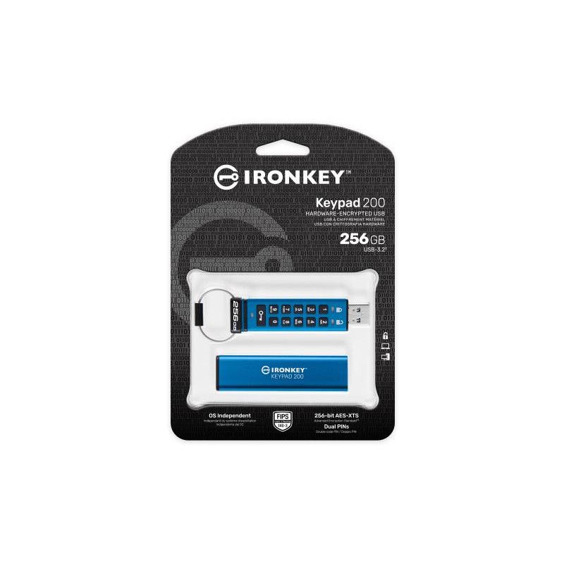 KINGSTON 256GB IronKey Keypad 200 *IKKP200/256GB · Clé USB · Informat Systems Strasbourg (image 3)